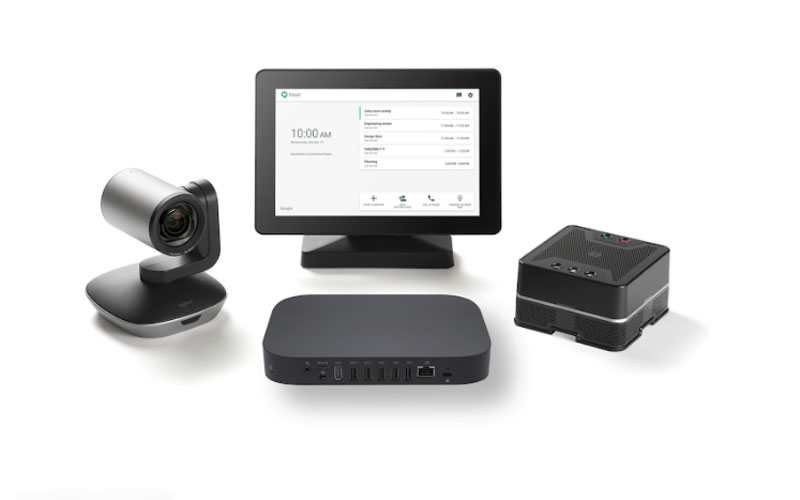 Thiết bị hội nghị google meet cho phòng hợp lớn Asus hardware kit