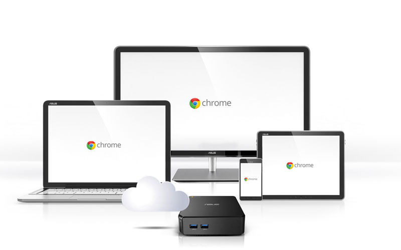 Máy tính Asus mini Chrome OS