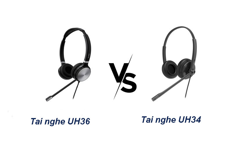 So sánh tai nghe Yealink UH34 và Yealink UH36