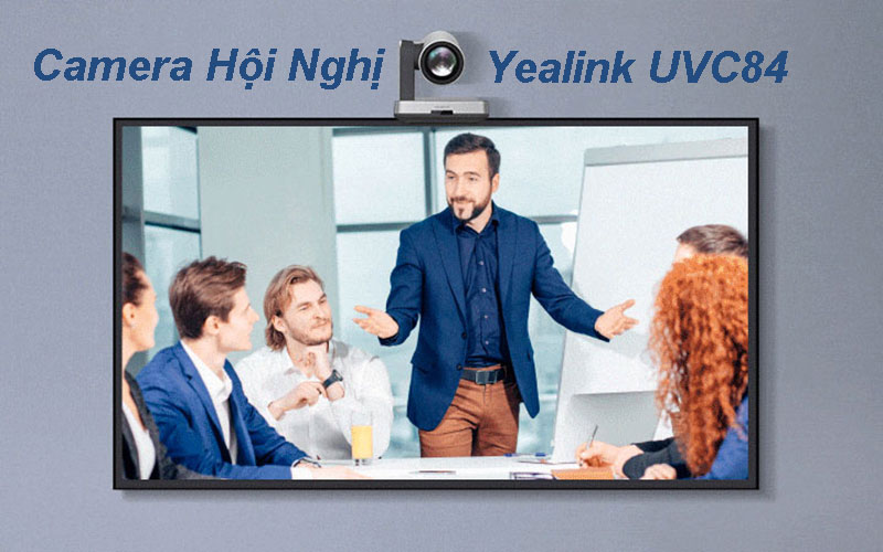 USB PTZ Yealink UVC84 camera hội nghị cho mọi không gian phòng họp