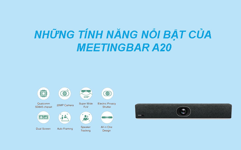 Những tính năng nổi bật của MEETINGBAR A20