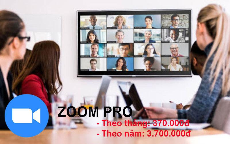 Cung cấp bản quyền Zoom Pro giá rẻ theo tháng và theo năm