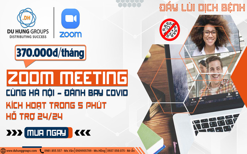 Bán zoom meeting bản quyền tại Hà Nội
