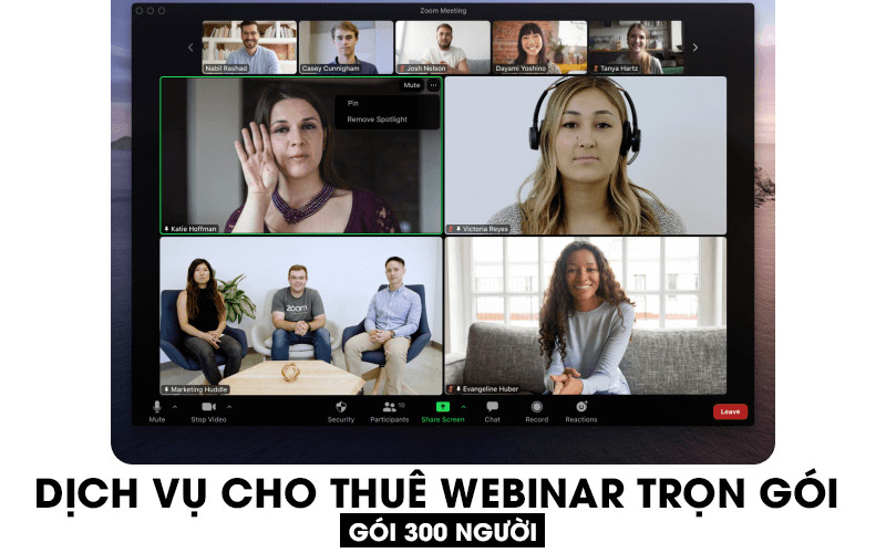 Dịch vụ cho thuê Webinar trọn gói – 3000 người tham gia