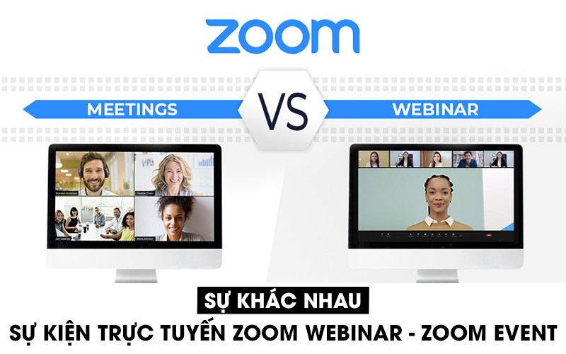 Sự kiện trực tuyến qua Zoom Webinar và Zoom Events – Sự khác nhau?