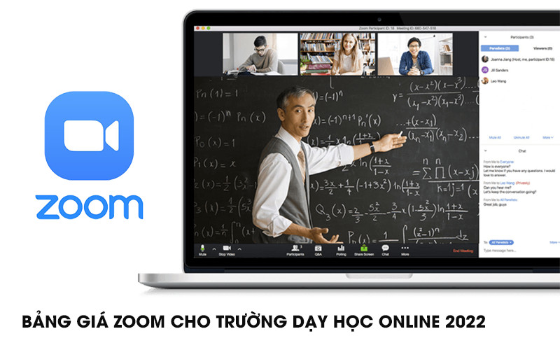 Bảng giá Zoom bản quyền cho trường học dạy online 2022