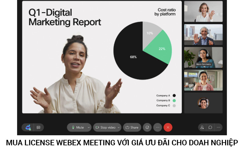 Mua license webex meeting với giá ưu đãi cho doanh nghiệp