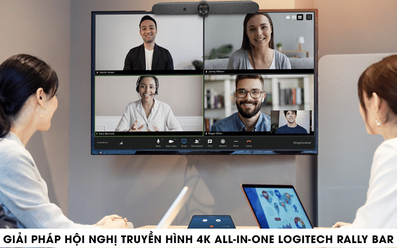 Giải pháp hội nghị truyền hình 4K All-in-One Logitech Rally Bar