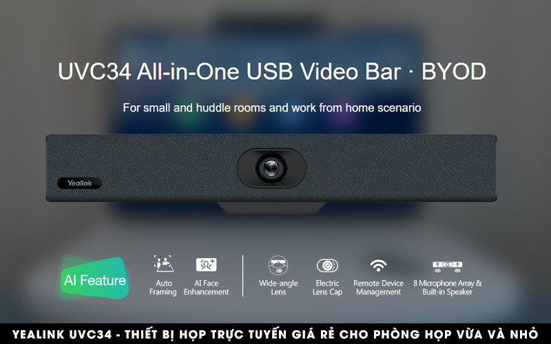 Thiết bị họp trực tuyến giá rẻ cho phòng họp vừa và nhỏ