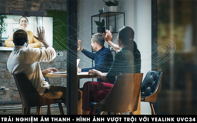 Trải nghiệm âm thanh vượt trội cùng hình ảnh đắm chìm với Yealink UVC34