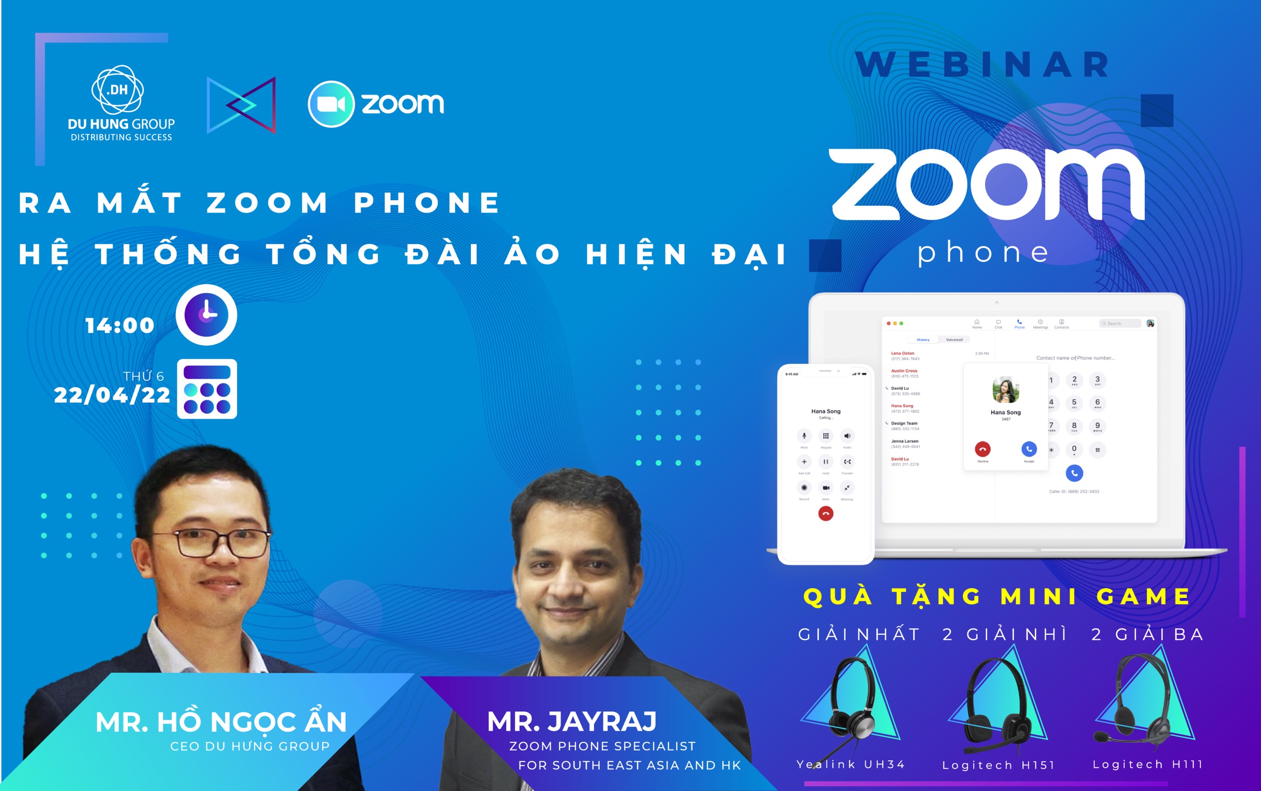 [CHỈ CÒN 1 NGÀY ĐĂNG KÍ] WEBINAR RA MẮT ZOOM PHONE - HỆ THỐNG TỔNG ĐÀI ẢO HIỆN ĐẠI