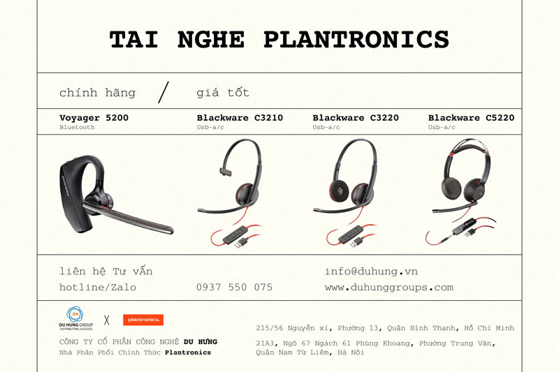 Mẫu tai nghe Plantronics giá rẻ, bán chạy nhất 2022