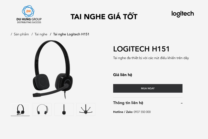 Tai nghe Logitech chính hãng giá tốt nhất