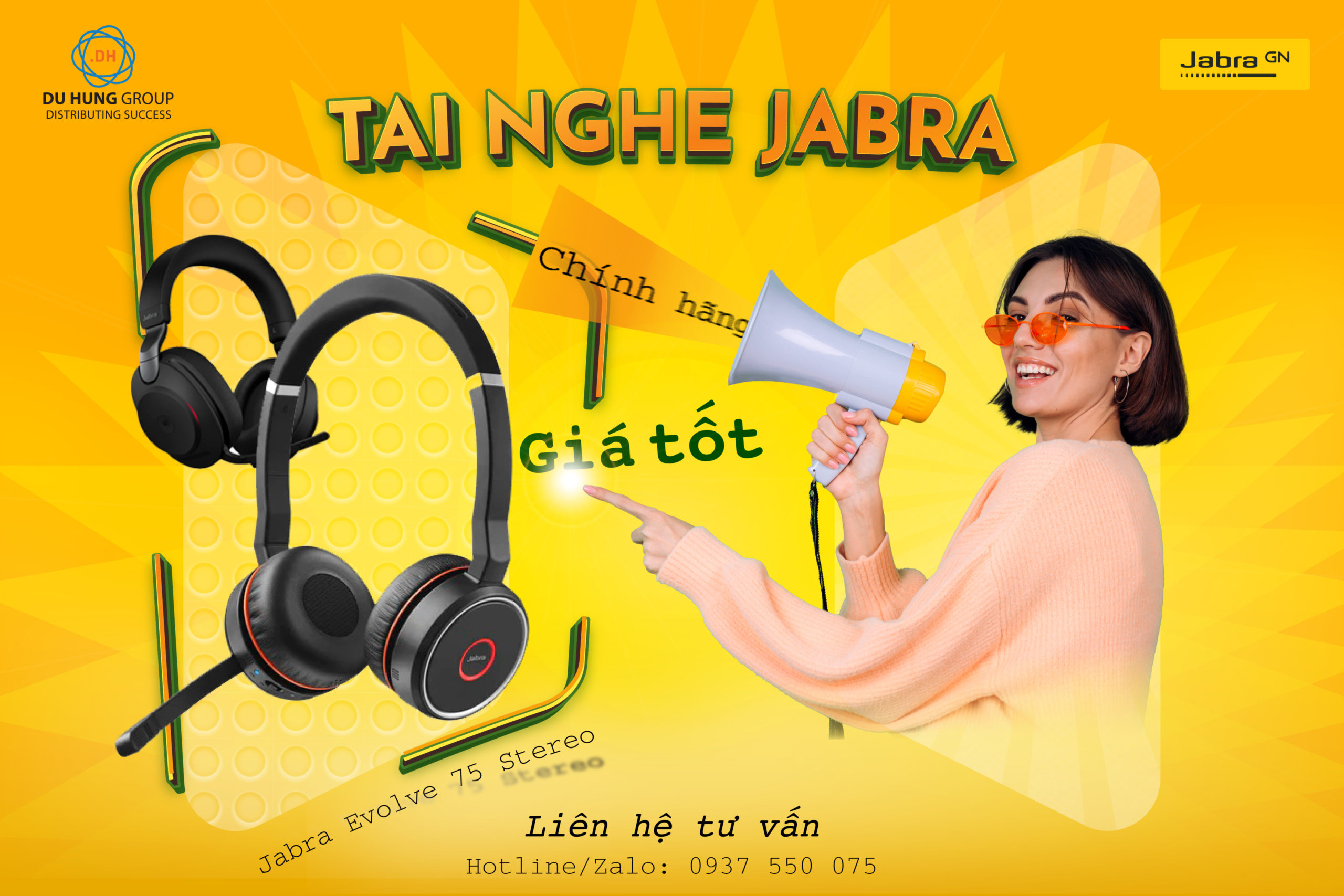 Tai nghe Jabra chính hãng, giá tốt