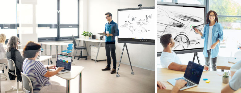 Màn hình tương tác Yealink MeetingBoard 65inch 4K cảm ứng đa điểm
