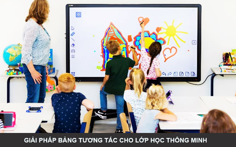Giải pháp bảng tương tác cho lớp học thông minh