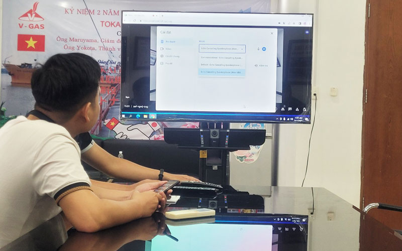 Hệ thống hội nghị trực tuyến cho công ty cổ phần dầu khí V - Gas