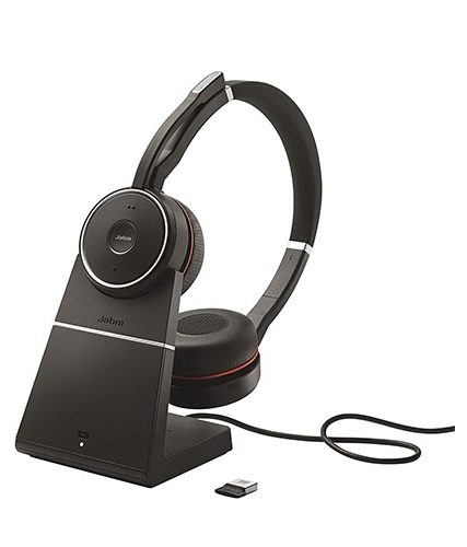 Tai nghe Jabra evolve 65 Stereo charging stand