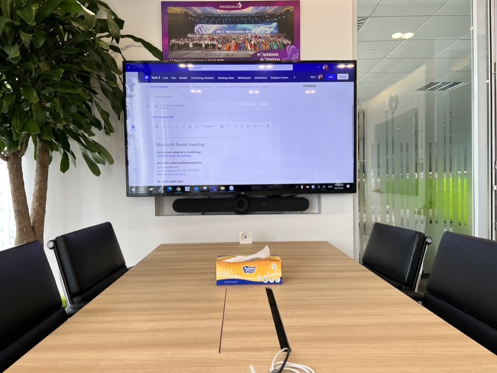 Hệ thống hội nghị trực tuyến cho Công ty TNHH AstraZeneca Việt Nam