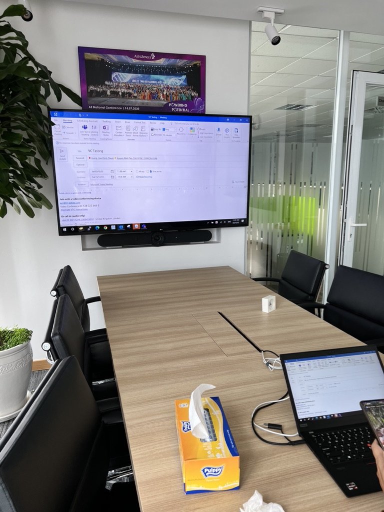 Hệ thống hội nghị trực tuyến cho Công ty TNHH AstraZeneca Việt Nam