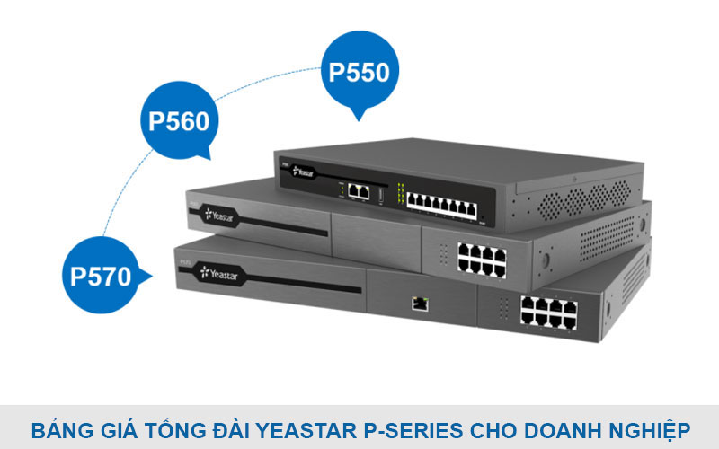 Bảng giá tổng đài Yeastar P-Series cho doanh nghiệp