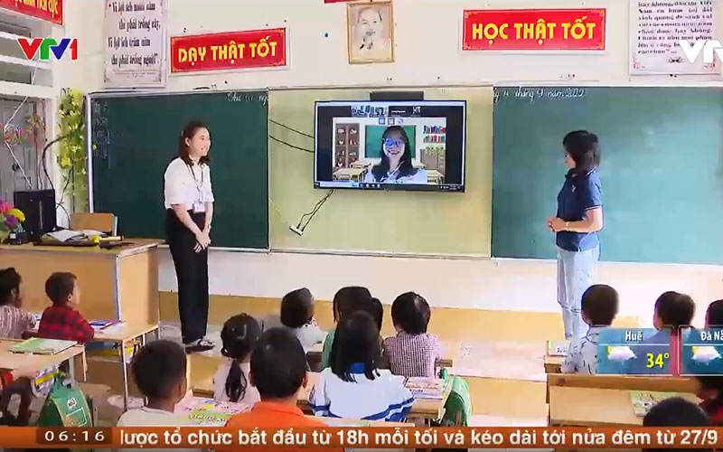 Giải pháp lớp học ảo cho trường học thiếu giáo viên Tiếng Anh