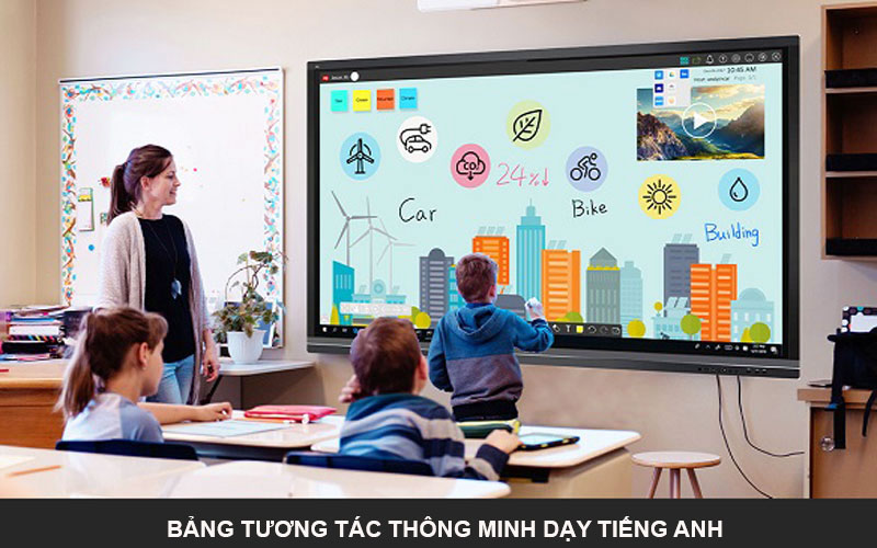 Bảng tương tác thông minh dạy tiếng Anh