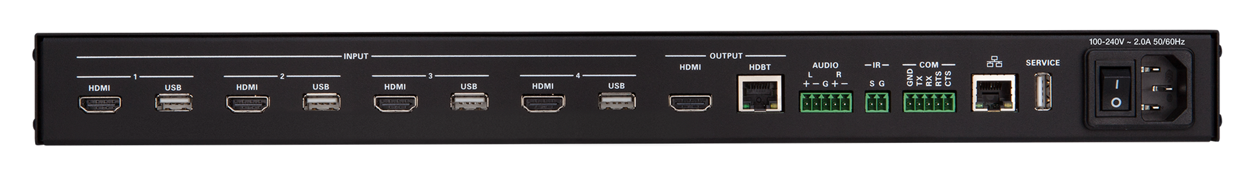 Bộ xử lý video Crestron HD-WP-4K-401-C