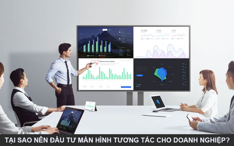 Tại sao nên đầu tư màn hình tương tác thông minh cho doanh nghiệp?