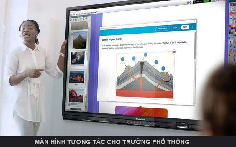 Màn hình tương tác cho trường Phổ thông