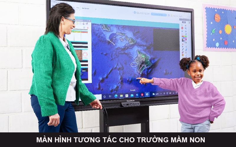 Màn hình tương tác cho trường Mầm non