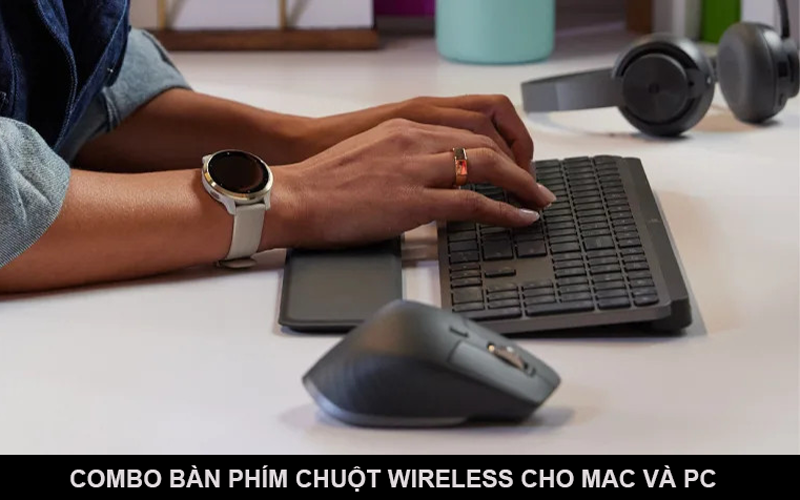 Combo bàn phím chuột wireless cho Mac và PC