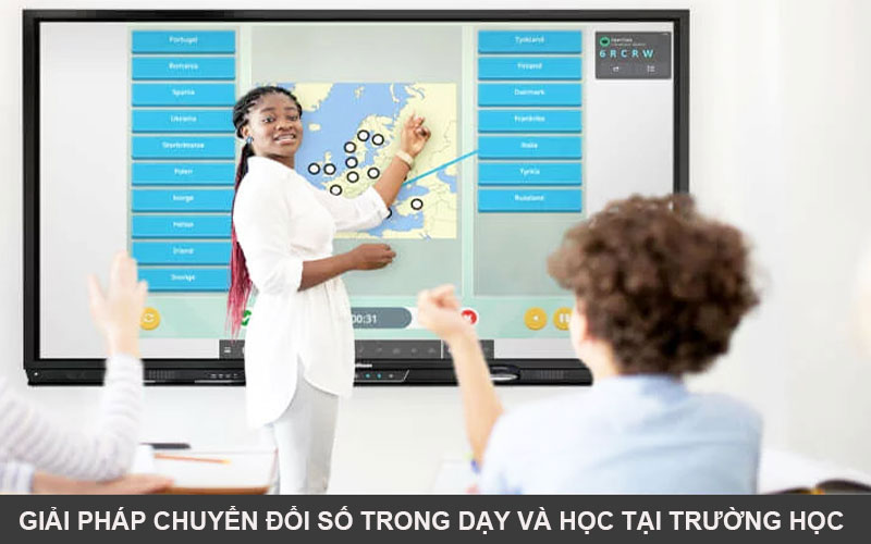 Giải pháp chuyển đổi số trong dạy và học tại trường học