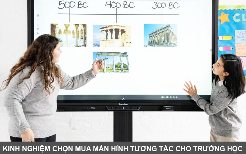 Kinh nghiệm chọn mua màn hình tương tác thông minh cho trường học