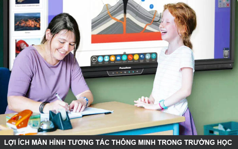 Lợi ích màn hình tương tác thông minh trong trường học
