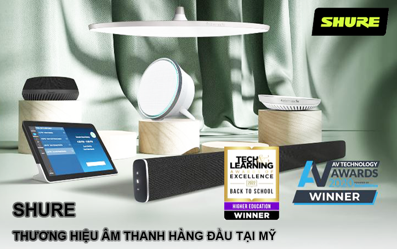 Shure - Thương hiệu âm thanh hàng đầu tại Mỹ