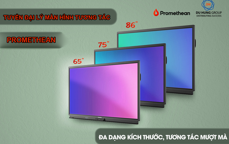 Tuyển Đại Lý phân phối màn hình tương tác Promethean