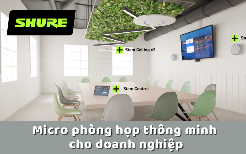 Micro phòng họp thông minh cho doanh nghiệp