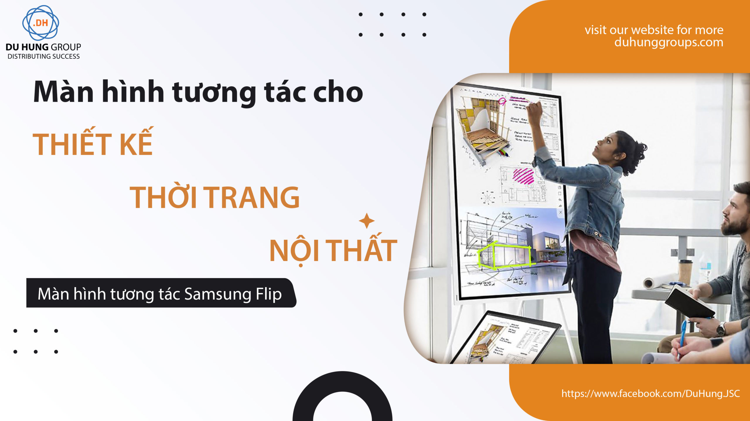 Màn hình tương tác cho thiết kế, thời trang, nội thất
