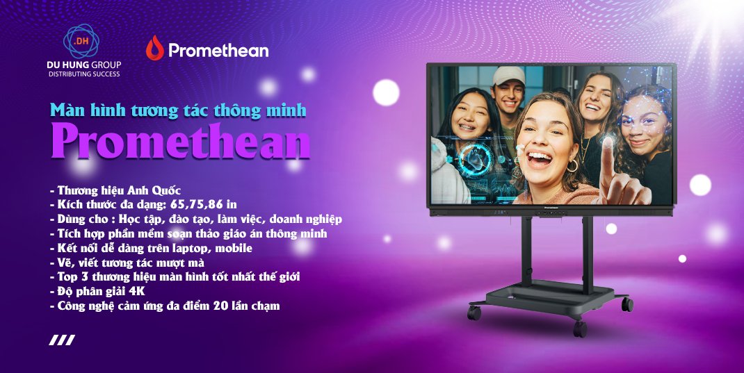 Màn hình tương tác Promethean cho giáo dục