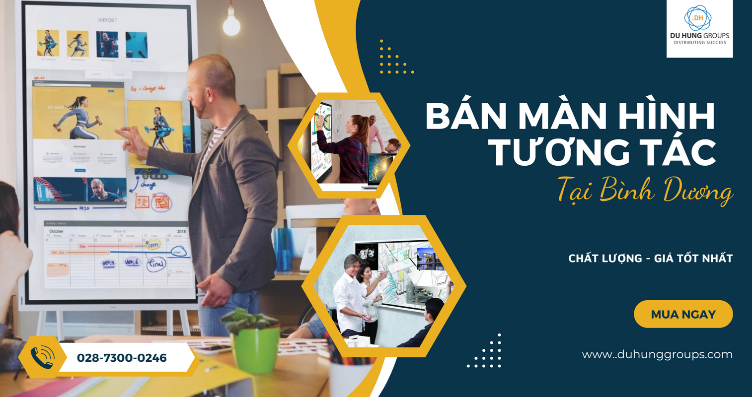 Bán màn hình tương tác tại Bình Dương