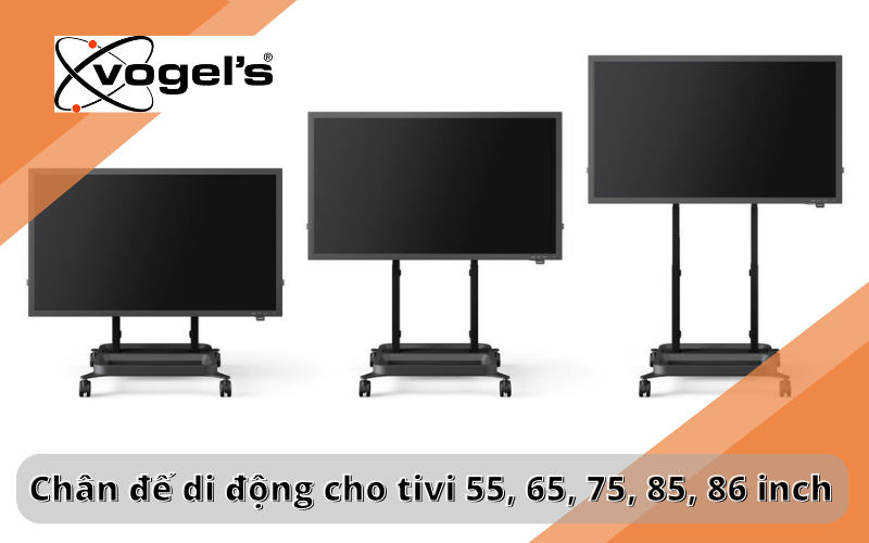Chân đế di động cho tivi 55, 65, 75, 85, 86 inch