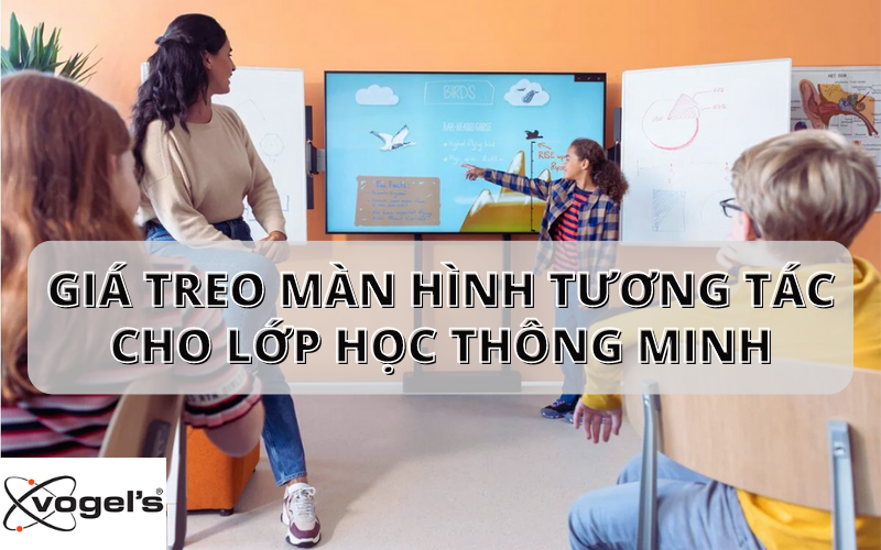 Giá treo màn hình tương tác cho lớp học thông minh