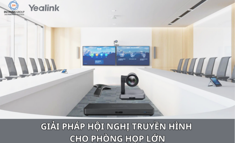 Giải pháp hội nghị truyền hình cho phòng họp lớn