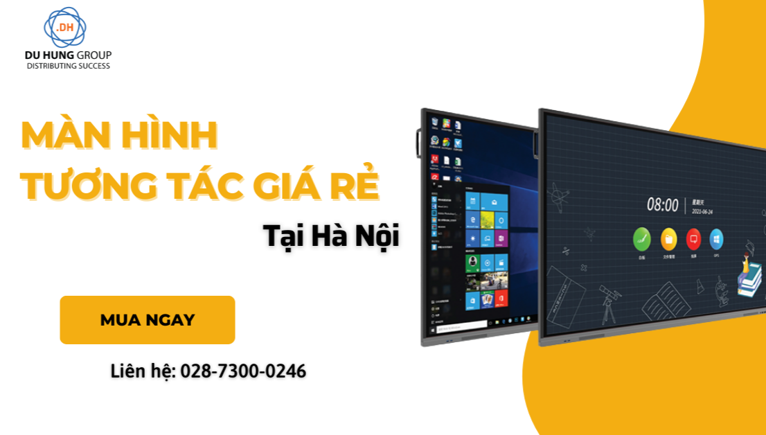 Màn hình tương tác giá rẻ tại Hà Nội