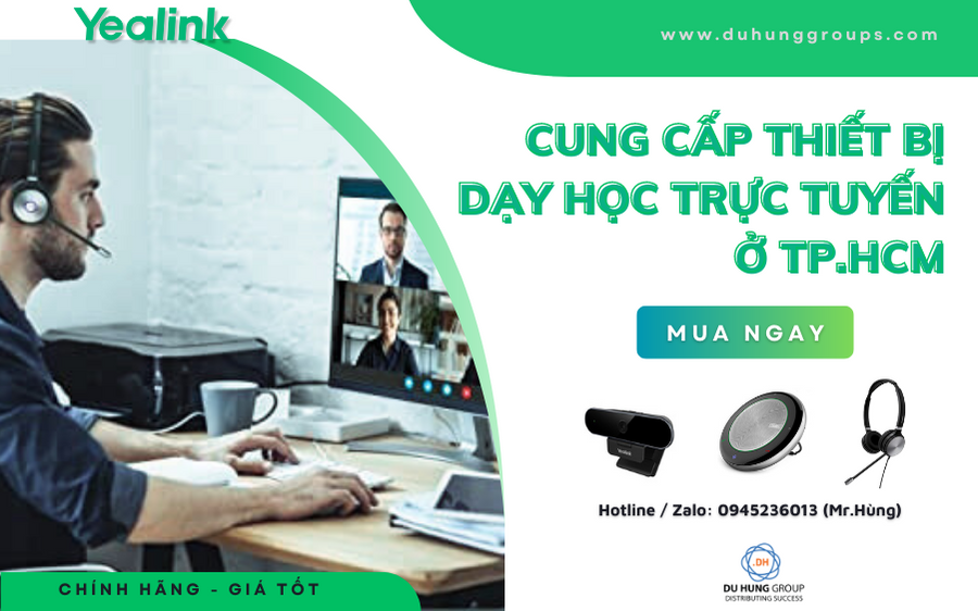 Bán thiết bị dạy học trực tuyến ở TP.HCM