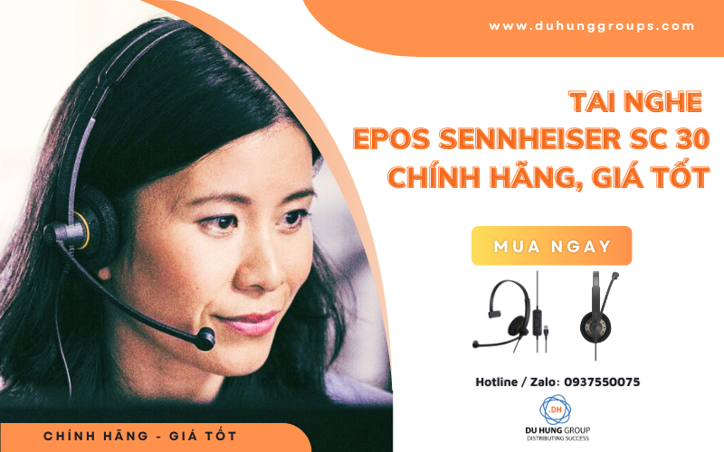 Tai nghe EPOS Sennheiser IMPACT SC 30 chính hãng, giá tốt