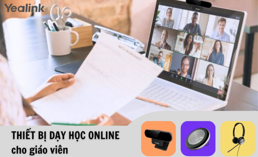 Thiết bị dạy học online tại nhà cho giáo viên