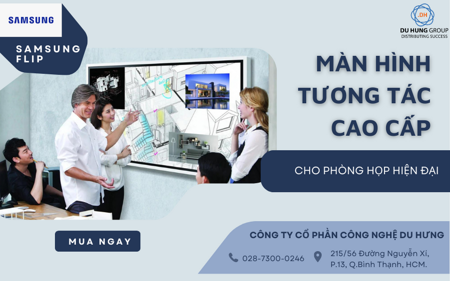 Màn hình tương tác cao cấp cho phòng họp hiện đại