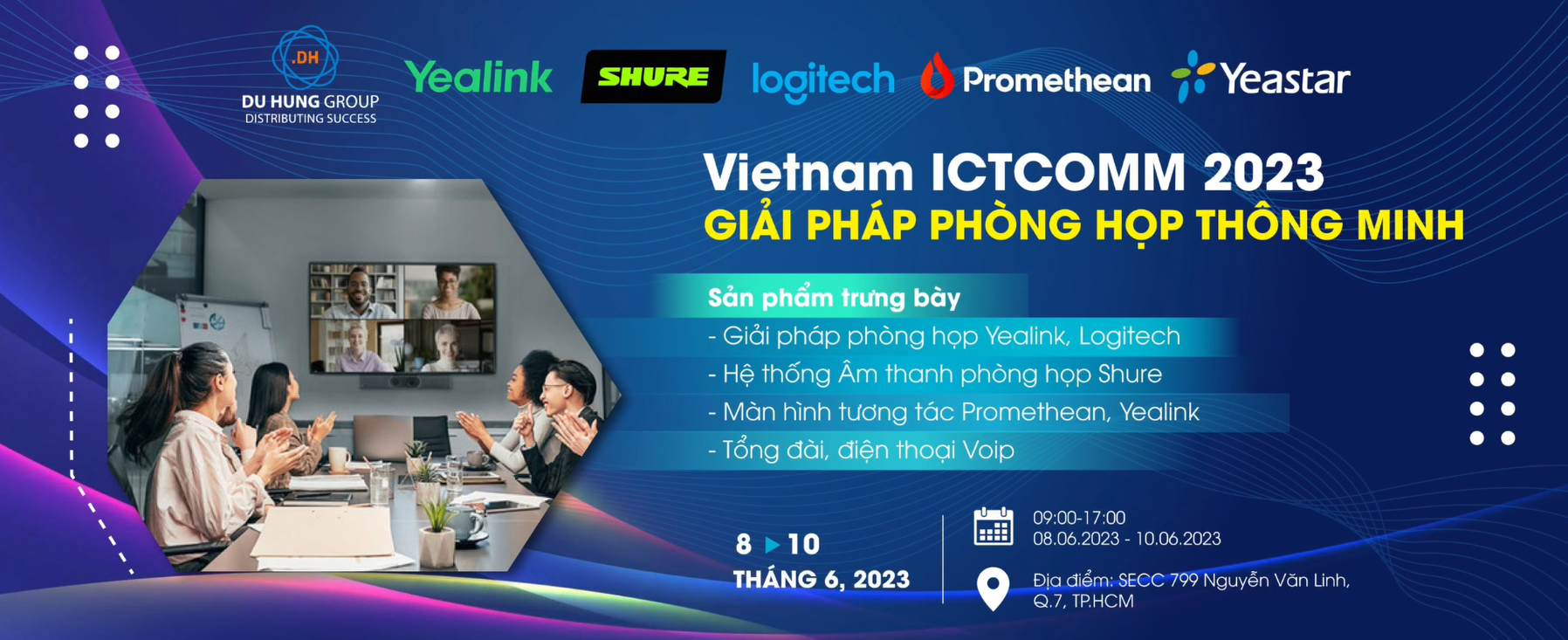 GIAN HÀNG DU HƯNG TẠI TRIỂN LÃM VIỆT NAM ICTCOMM 2022